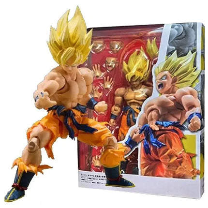 Shf Dragon Ball Z Son Goku Legendary Action Figure PVC Movable Collection Anime 17cm Super Saiyan Kakarotto Figurine Model Toys