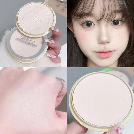 Soft Focus Makeup Natural Brightening Oil Control Concealer Waterproof Sweat Proof Longlasting Setting Powder Facial Cosmetics