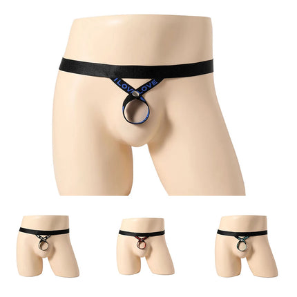 Sexy Men Thongs Low Rise Super Mini Panties Mens Backless G-String Elasticity Belt Hight Cut Bikini Underwear Erotic Lingerie