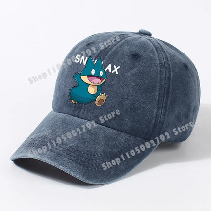 Pokemon Baseball Caps Pikachu Kawaii Anime Figures Sunshade Hats Summer Outdoor Parent-Child Sunhat Trendy Duck Tongue Cap Gift