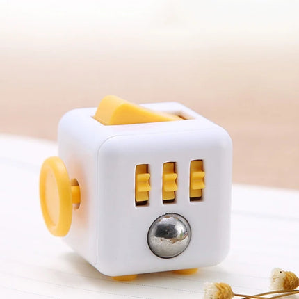 Solid Color Fidget Decompression Dice for Release Stress Autism Anxiety Relieve Adult Kids Stress Relief Anti-Stress Fingertip