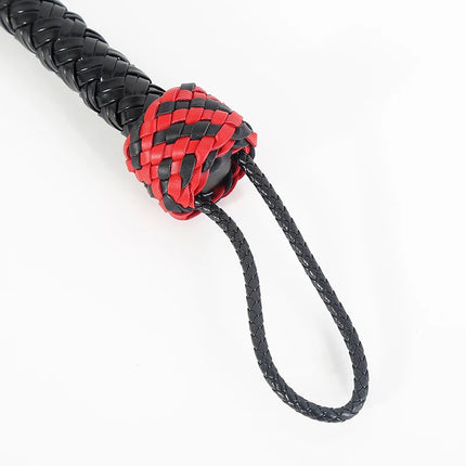 8 Rose Red Black PU Leather Bdsm Whip Bdsm Spanking Flogger Flirting Bondage Restraints Slave Sex Toys for Woman Adult Games