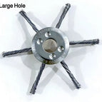 6-blade Large hole