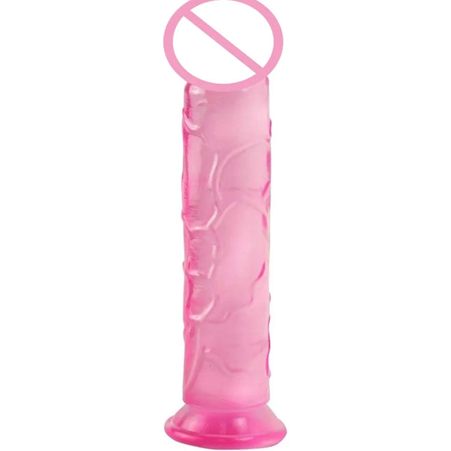 Realistic Dildos, Pink Dildo with Strong Suction Cup for Women,Adult Sex Toys，toys for Sexuals，safer Sex Products，anal Plug，dick