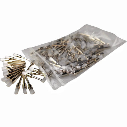 JUMTOP 100Pcs Dental Prophy Brushes Polishing Polisher Disposable Latch Type Prophylaxis Brushes Used for Stain Removal
