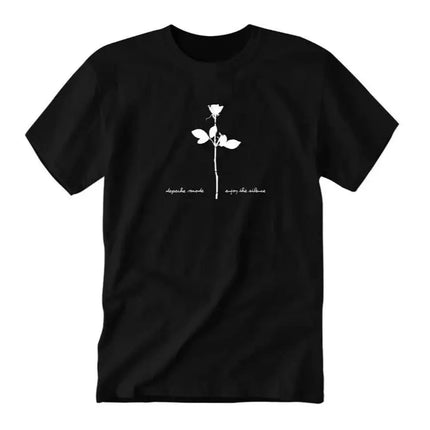 Depeche Mode The Singles Tour Graphic Printed Casual Loose Short Sleeved Rock Sports T-shirts Vintage Clothing Fans Gift Unisex