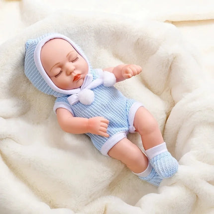 For 12inch 30cm Baby Born Doll Winter Plush Romper Pajamas Outfit Clothing Doll Swaddle Knitted Sweater Suit+Socks Set Clothes