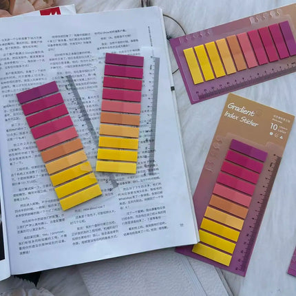 Sticky Notes Index Tabs 1200Pcs, Writable & Transparent Self-Adhesive Page Markers for Book Annotation, Calendar, Office