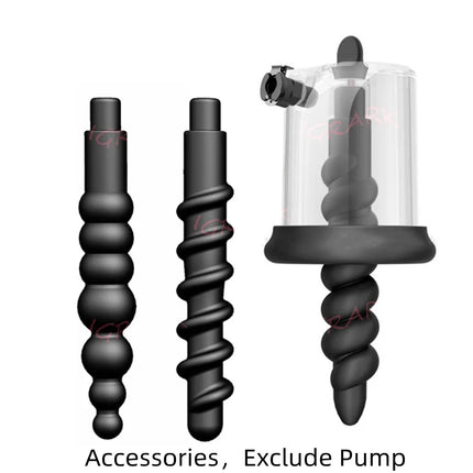 PRO Manual Vacuum Anal Pump Anus Dilator Stimulator Butt Plug Penis Pump Anal Plug Sex Toys For Man Women Vagina Sucking Adult