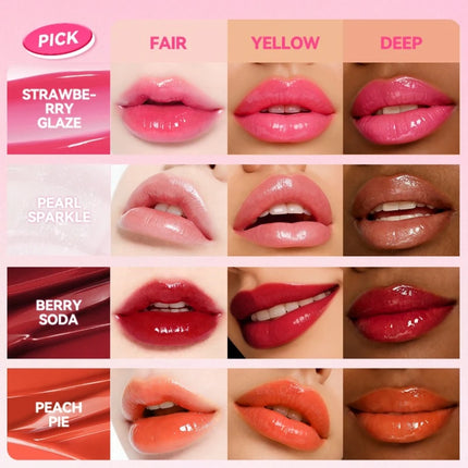 Fruit-flavored Enhancing Complexion Lip Serum, Hydrates and Moisturizes, Does Not Stick To The Cup, Convenient for Daily Use