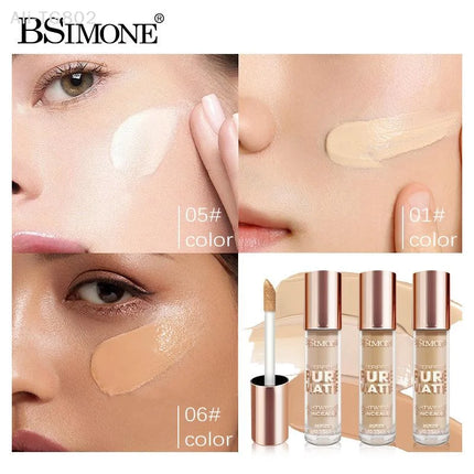 BSIMONE 1Pc Face Concealer Foundation Contour Stick - Long-wear Lightweight Brightening Blemish Contouring Beauty Makeup