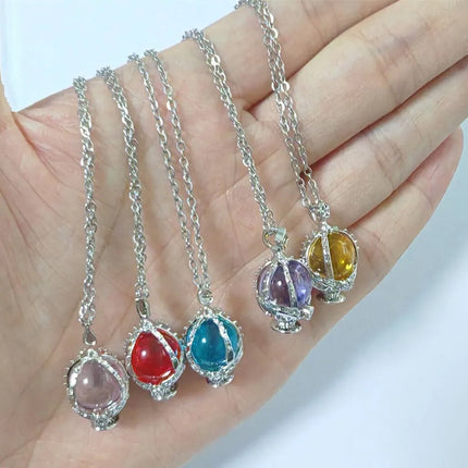 Anime Puella Magi Madoka Magica Kaname Madoka Akemi Homura Cosplay Soul Gem Necklace Crystal Choker