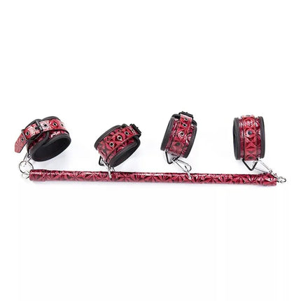 SM Sex Set Leather 7-Piece Trainer Whip, Sex Torture Tool Binding, Adult Toy Alternative Character