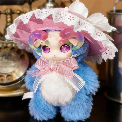 In Stock Bew Ipfecoco Sheep Series Blind Box Cute Anime Colorful Plush Sheep Figurine Collectible Decorative Toy New Year Gift