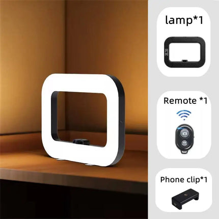 2026 new handheld portable photography lighting with phone clip for desktop fill light for TikTok live selfie