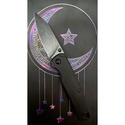 KS 6105 BLK Bel Air DuraLock KVT Folding Knife CPM MagnaCut PVD Blade Anodized Aluminum Handles Outdoor Camping Survival Knife