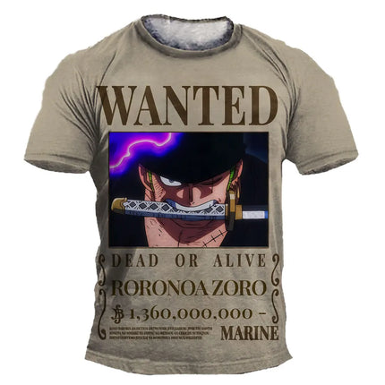 Fashion Kid Anime One Piece Luffy T Shirt Boy Clothing Kids Boys Tshirt Children T-shirt Summer Short Sleeve Tops Tees