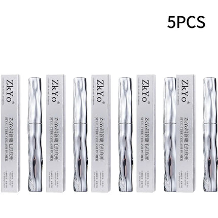 Zkyo Metal Iron Brush Mascara Primer Long-Lasting Curl, Waterproof & Sweat-Resistant Women's Thickening Lengthening Eye Makeup