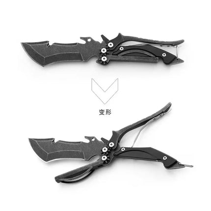 Multi functional scissors, outdoor scissors straight blade, high hardness folding blade