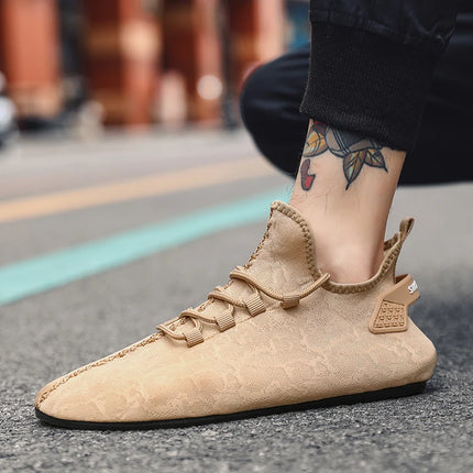 YRZL Fashion Summer Shoes Soft Comfortable Breathable Shoe for Man Shoes Men Trend Lightweight Outdoor Casual Walking Shoes