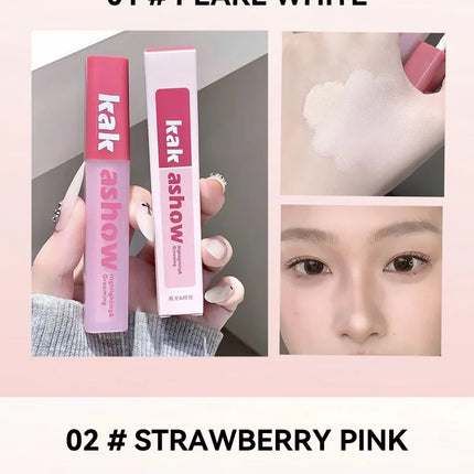 kakashow flawless beautification liquid, light and thin skin makeup, concealer highlights, natural makeup