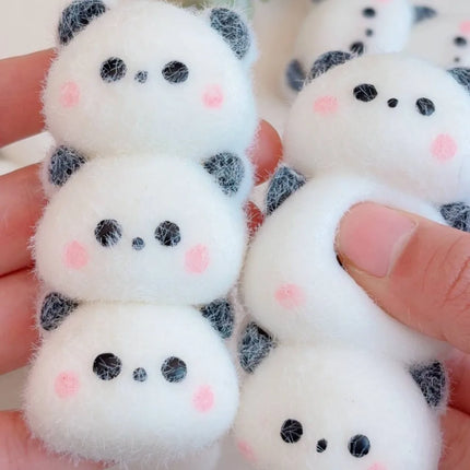 Cute Panda Head Squeeze Toy Relief Pressure Slow Rebound Panda Pinch Toys Stress Relief Decompression Toy Kids Adult Gift