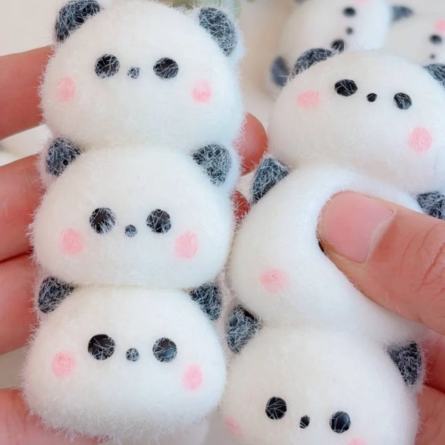Cute Panda Head Squeeze Toy, Pressure Relief Slow Rebound Panda Pinch Toys, Stress Relief Decompression Toy, Kids Adult Gift