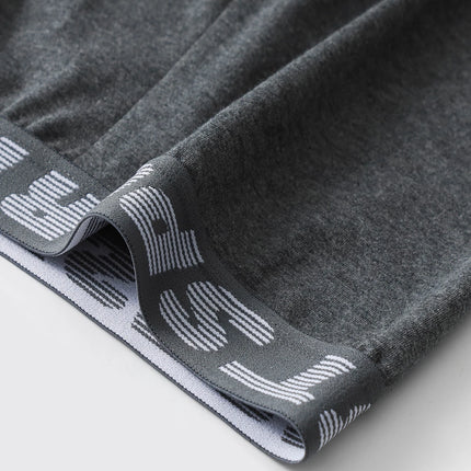 4 pieces of men's sports underwear, soft, breathable and comfortable sweatpants, fashionable and personalized long briefs