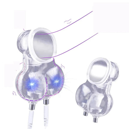 Medical Themed Electric Shock Anal Vaginal Plug Electro Stimulation Peins Ring Cock Cage Penis Plug SM Adult Sex Toys For Couple