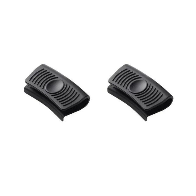 2pcs Silicone Anti-Scald Pot Handle Grip Cover Anti-slip Heat Resistant Pot Clip Holder Sleeve for Frying Cast Iron Skillet Pan