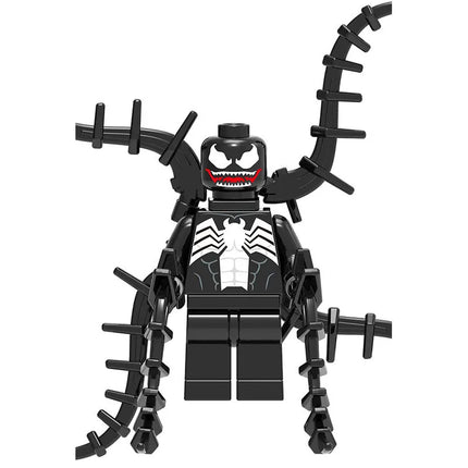 New 5cm Marvel Spider-Man Venom Building Block Figures Assembleable Figure Desktop Ornament Decorations Best Gifts for Childrens