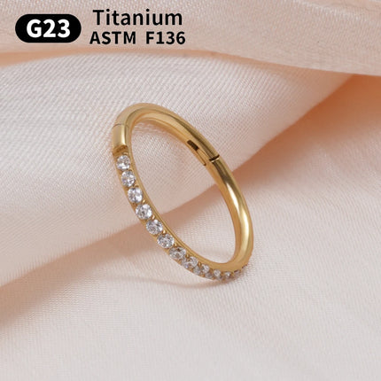 1/10PCS G23 Titanium ASTM F136 Pierced Set Hoop Nose Ring Earring Wome Jewelry Nasal Septum Cartilage Hinge Pitch Nose Ring Lip