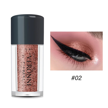 VERONNI Mermaid Diamond Shimmer Eyeshadow Powder,High Pigment Eye Shadow,Long-Lasting Waterproof,Multifunctional DIY Eye Makeup
