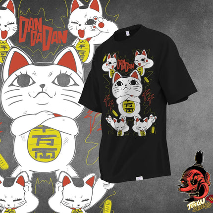 Anime DanDaDan Evil Eye Print T-shirt Women Men Oversized Y2k Manga Cartoon Short Sleeve T-shirts Street Cotton Casual T-shirt
