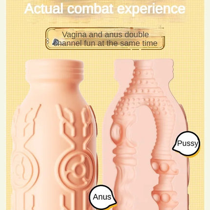 Male Portable Masturbator Cup Sex Toy for Men Penis Trainer Pocket Pussy Real Vagina Anal Airflow Suction Control Adult Products