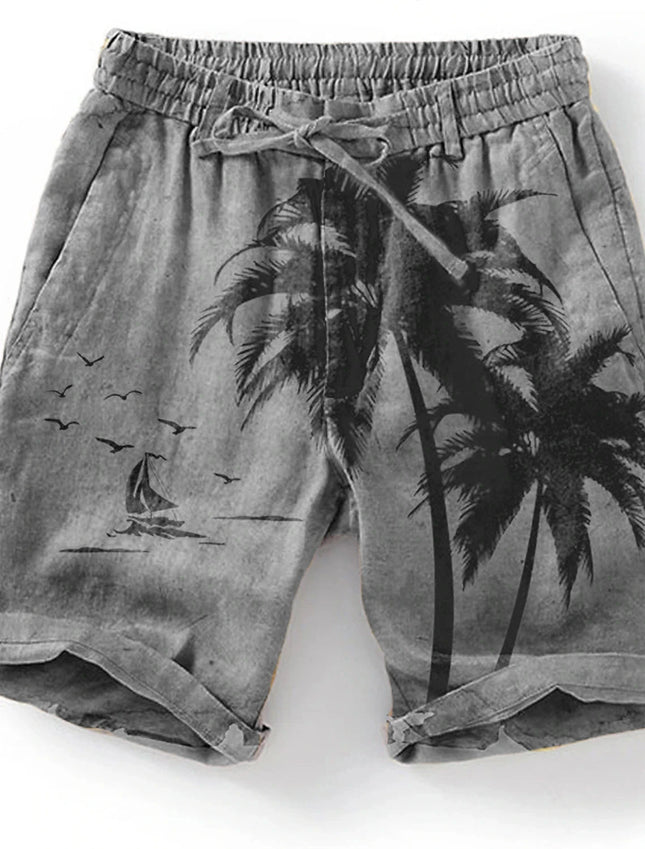 Men's Beach Pants Compass 3D Printed Shorts Men's Summer Breathable Shorts Fitness Street Shorts Men's Ropa Hombre