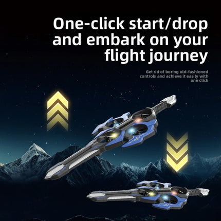 Sword Flying RC Drone, Remote Control Flying Sword Toy for Boys Girls Magic Air Hovercraft Birthday Gift