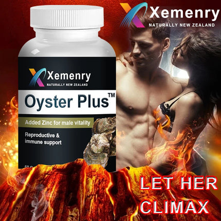 Oyster Plus with Maca Root Capsules - for Women and Men To Support Hormone Balance, Mood, Energy and Well-being