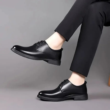 Soft Leather Casual Wedding Shoes for Men New Style Business Formal Breathable Autumn British Korean Version Pointed Toe Groom S