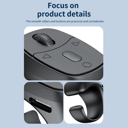 BT 5.3 Remote Control Mouse Video Flipping And Browsing Finger Ring Mouse Scrolling Ring Wireless Camera Shutter Selfie Button
