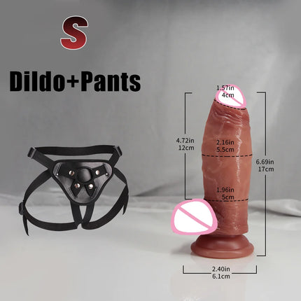 Huge Thick Dildo Big Dick Sex Toy for Women Soft Silicone Anal Big Penis With Super Suction Cup Female Masturbation Sex Products