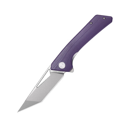 SHOOZIZ Folding Pocket Knife for Men, Flipper EDC knife, 3.36" 14C28N Steel, Ultem/G10,Outdoor  Camping Tool with Clip OPERATOR