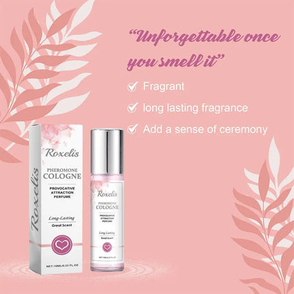 10ml Original Female Pheromone Long Lasting Ball Bearing Portable Perfume Enhances Fresh Fragrance Charm Cologne Man Women