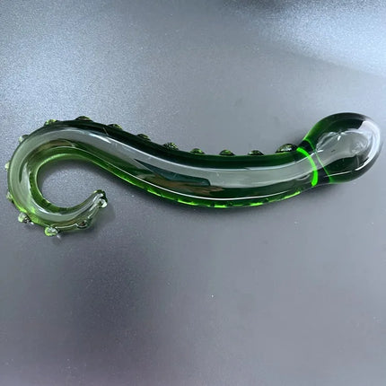 Sea Horse Glass Anal Plugs Wholesale Glass Masturbation Erotic Toys Pink Purple Black Green Blue Crystal Glass Dildos for Women