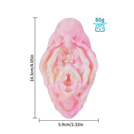 1 Pack X-S Color Grinder Friction Sex Toys, Fantasy Liquid Silicone Adult Couple Flirting Toys, Sensory Friction Increased Stimu