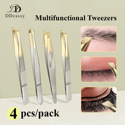 Makeup Tools DIY lashes Tweezers Eyebrow Tweezers Hair Clip