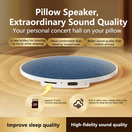 New Bluetooth Speaker Mini Sleeping Nature Sound White Noise Soundbar Wireless MP3 Music Player Ultra Thin Timed Shutdown Audio