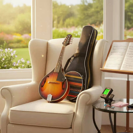 8-String Mandolin Hand-Friendly Shape Plucked Instrument