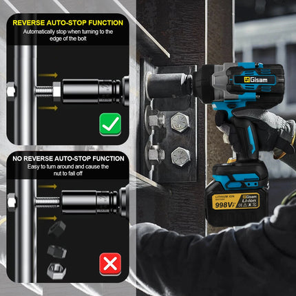 18V Brushless Impact Wrench 2800Nm / Clé à Chocs Brushless 18V