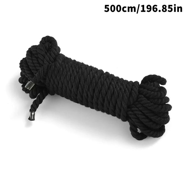 1PC 5M Cotton Rope Sex Restraints Adult Game Kit Slave Sex Toy for Couples Handcuff Ankle Cuffs 18+